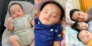 Lagi Tidur Aja Ganteng, Ini Potret Baby Kenizio Anak Kedua Ricky Pradana yang Gemoy Abis!