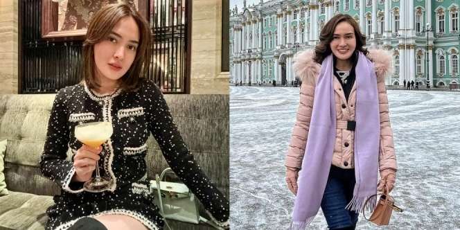 Deretan Potret Shandy Aulia Jalan-Jalan di Rusia, Penampilannya kayak ABG Terus!