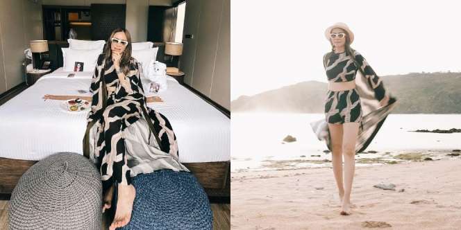 Body Goalsnya Jadi Sorotan, Ini Potret Liburan Momo Geisha di Lombok yang Panen Pujian