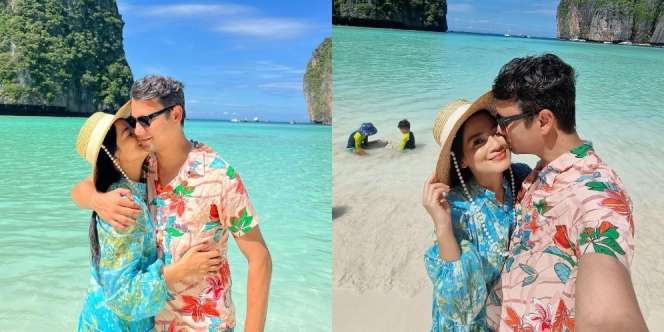 Berasa Honeymoon Lagi, Ini Potret Romantis Titi Kamal dengan Christian Sugiono saat Liburan di Thailand