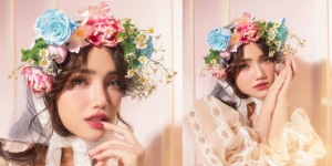 7 Potret Photoshoot Terbaru Fuji Bertema Bunga, Penampilannya Dipuji Secantik Princess!