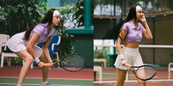 Body Goals-nya Gak Ada Obat, Ini Potret Seru Anya Geraldine saat Main Tenis Bareng Luna Maya