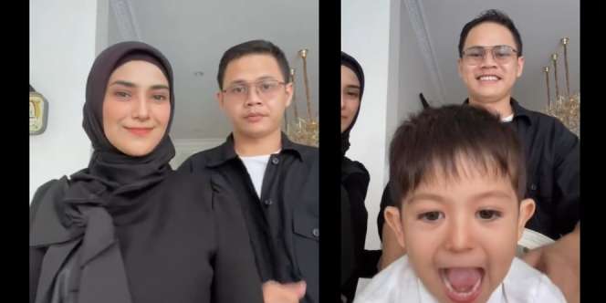 Pengantin Baru Pamer Kemesraan, Ini Potret Nadya Mustika saat Asyik Ngonten Bareng Suami dan Anak