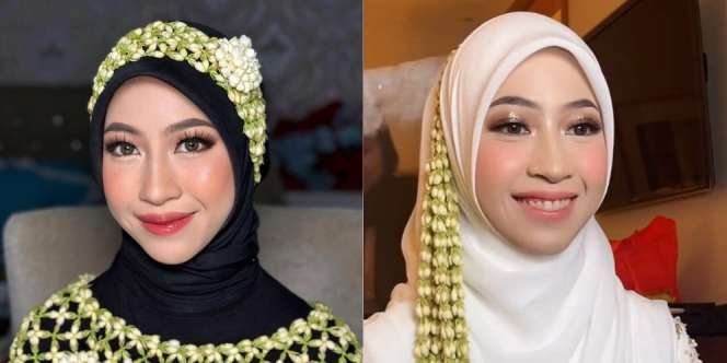 Pakai 2 MUA Berbeda, Deretan Potret Make Up Look Adiba Khanza Az-Zahra saat Siraman dan Akad Nikah - Bikin Pangling Banget! 