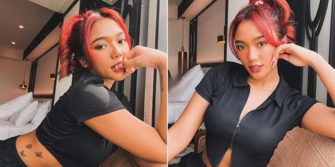 8 Potret Marion Jola yang Sukses Curi Perhatian, Pamer Pinggang Ramping hingga Perlihatkan Tato Kupu-Kupu