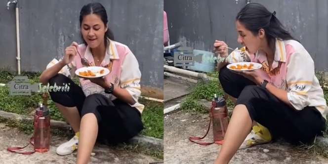 Deretan Momen Paula Verhoeven Makan di Pinggir Jalan, Dipuji Sebagai Artis Humble dan Tak Jaim!