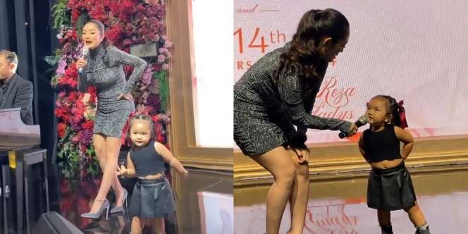 Definisi Anak Biduan, Ini Potret Xarena Asyik Joget saat Siti Badriah Nyanyi di Atas Panggung