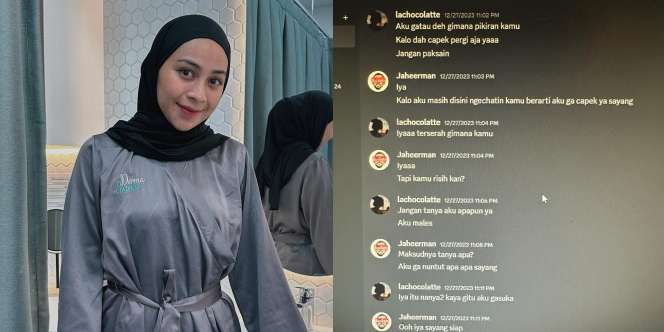 Saling Panggil Sayang, Ini Deretan Bukti Chat Suami Ira Nandha dan Selingkuhannya di Discord