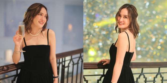 Rayakan Tahun Baru Sendirian, Shandy Aulia Tampil Stunning dalam Balutan Dress Hitam