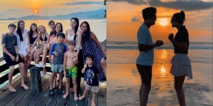 Bareng Maxime Bouttier, Ini Deretan Momen Luna Maya Rayakan Tahun Baru Bersama Keluarga Besar di Bali