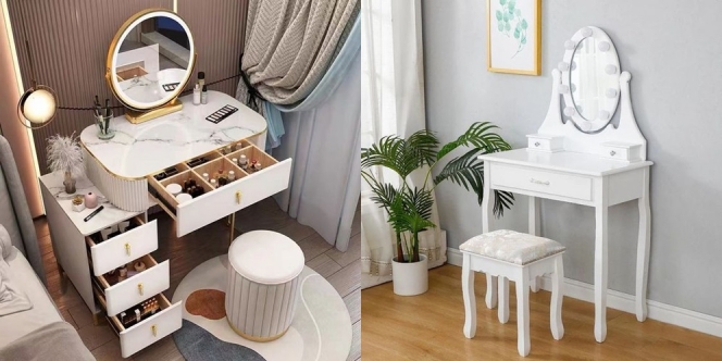 8 Rekomendasi Meja Rias Minimalis Modern Putih yang Serba Kece, Bikin Tampilan Ruangan Jadi Makin Cantik