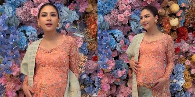 Deretan Pesona Jessica Mila di Acara Mambosuri 7 Bulanan, Pamer Baby Bump dan tetap Anggun