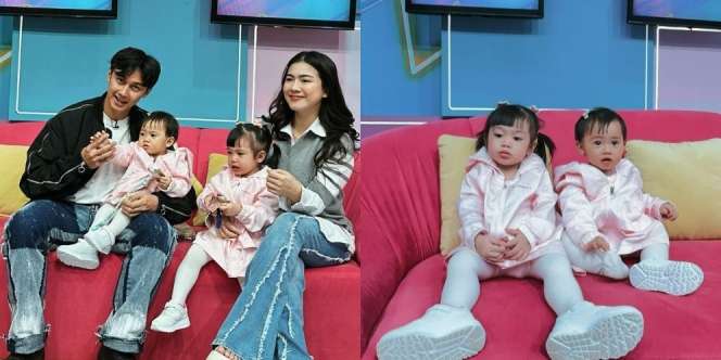 Gak Rewel, Felicya Angelista Bagikan Potret Anak-Anaknya Pertama Kali Syuting di Stasiun TV - Kompak Pakai Baju Pink! 