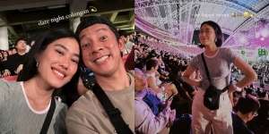 8 Potret Alika Islamadina Nonton Coldplay di Singapura, Terharu sampai Menitihkan Air Mata