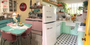 11 Desain Aksesoris Dapur Retro Vintage ala 70an yang Estetik!