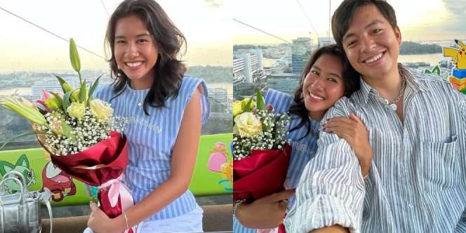 10 Momen Ulang Tahun ke-25 Shenina Cinnamon, Dirayakan Bareng Angga Yunanda di Singapura