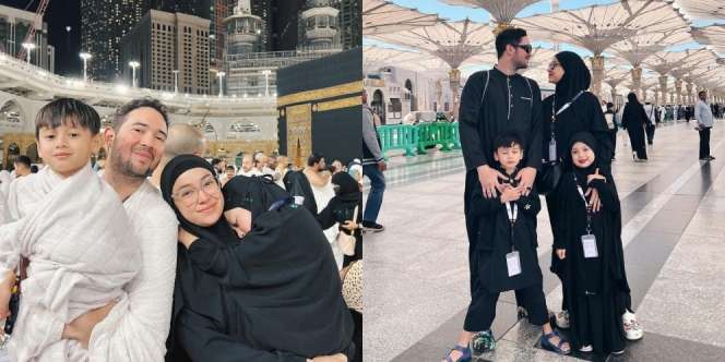 Kompaknya Keluarga Aryani Fitriana dan Donny Michael saat Jalani Ibadah Umroh