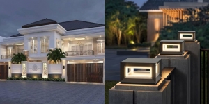 8 Lampu Pagar Rumah dengan Model yang Menarik, Bikin Hunian Semakin Indah