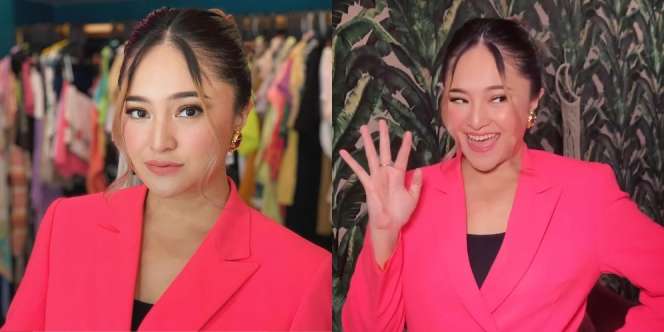 Deretan Potret Terbaru Marshanda Pakai Outfit Pink Gonjreng, Auranya Positif Banget!