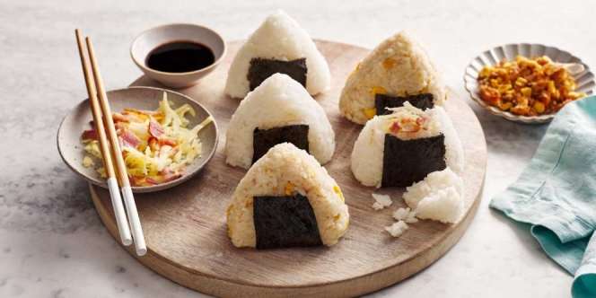 Resep Onigiri Ayam Mayo, Praktis Buat Bekal Makan Siang