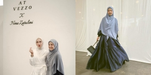 7 Potret Natasha Rizky Hadiri Launching Brand Fashion Nina Zatulini, Cantik dengan Gaun Syar'i