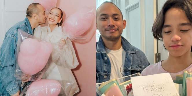 Masih Anget, Ini Potret Manis saat BCL Dapat Hadiah Valentine dari Tiko dan Noah