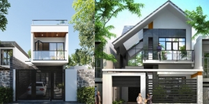 Elegan dan Berkelas, 9 Desain Rumah Modern 2 Lantai di Lahan Terbatas