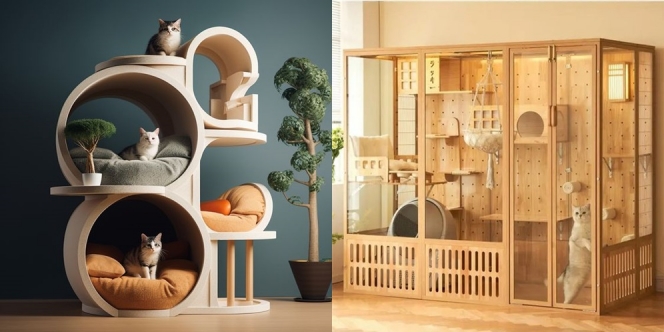 7 Rumah Kucing dari Kayu dengan Desain yang Menarik dan Menggemaskan