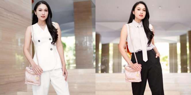 7 Potret OOTD Lady Boss ala Sandra Dewi, Bikin Pesona Makin Mirip Old Money!