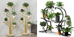8 Desain Rak Bunga Besi Minimalis Terbaru yang Mempercantik Rumah, Estetik dan Kokoh!