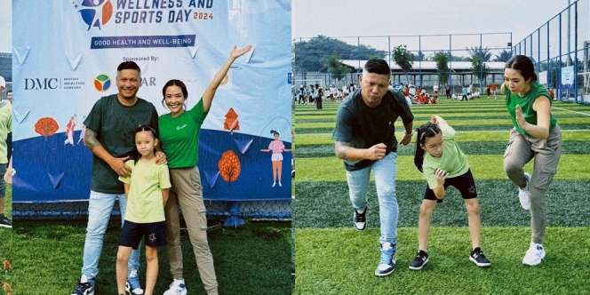 Kompak Demi Anak, Gading Marten dan Gisel Temani Gempi di Event Sport Day 2024 