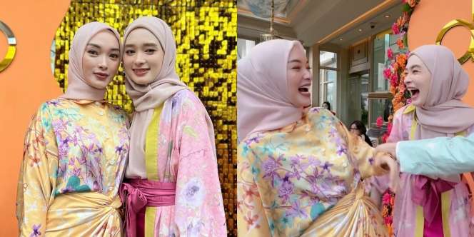 Akhirnya Bertemu Kloningannya, Ini 7 Momen Inara Rusli dan Zaskia Gotik yang Dibilang Kembar