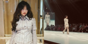 Tampil Memikat, 8 Potret Fuji di Indonesia Fashion Aesthetic dengan Gayanya yang Photogenic Banget!