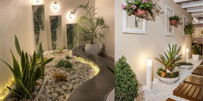 8 Ide Taman Kering Minimalis Modern dengan Batu Koral yang Cantik, Bersih dan Aesthetic