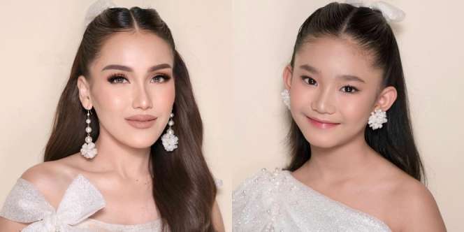 Sukses Duet di Panggung Besar, Ini Adu Penampilan Ayu Ting Ting dan Bilqis Pakai Dress Putih