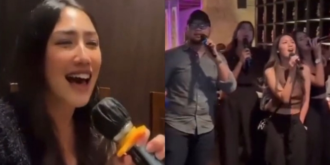 Viral Video Tamara Tyasmara Malah Asyik Karaoke di 40 Hari Kepergian Dante