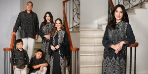 Derertan Potret Keluarga Nia Ramadhani saat Jadi Model Busana Muslim, Wajah Mikhayla yang Full Makeup Cantik Banget!