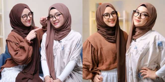 Deretan Foto Nissa Sabyan dan Eca Aura yang Disebut Seperti Kembar Terpisah, Mirip Banget!