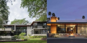 8 Desain Rumah Memanjang ke Samping yang Mewah dan Futuristik