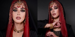 7 Foto Tasya Farasya Kembali dengan Gaya Rambut Merah, Vibesnya bak Ratu Arab!