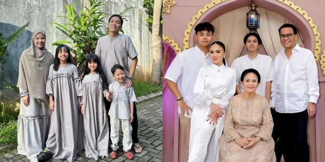 Hubungannya Masih tetap Baik, Ini Deretan Foto Selebriti yang Rayakan Lebaran Bareng Mantan Suami atau Istri