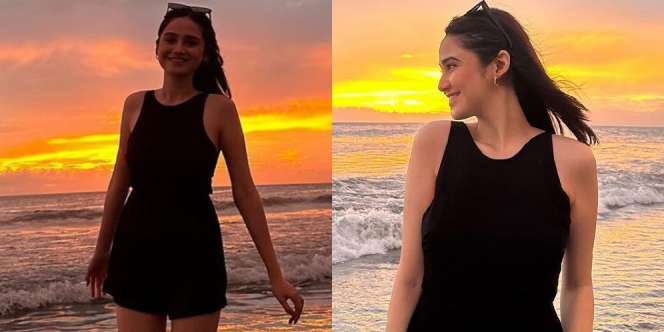 8 Foto Syifa Hadju Berlatar Sunset dan Pantai, Cantik Nggak Kalah sama Pemandangannya!