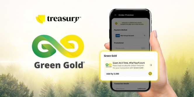 Luncurkan Green Gold, Treasury Ajak Pengguna Investasi Emas dengan Tetap Peduli Lingkungan