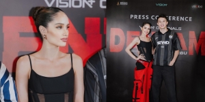 8 Foto Cinta Laura di Press Conference Series Dendam, Jadi Bintang Utama Bareng Sang Pacar!