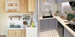 9 Model Desain Dapur Kecil Bentuk L yang Mungil dan Menawan, Cocok untuk Rumah Minimalis