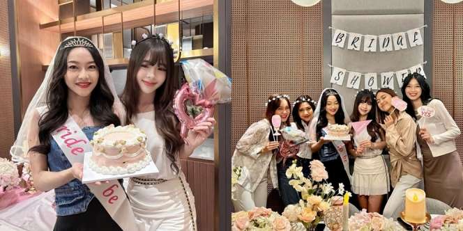 7 Foto Bidral Shower Rona Eks JKT48 bersama Para Member, Penuh Kebahagiaan!