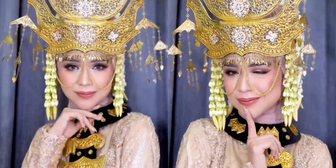 Makin Sering Ngonten Make Up, Ini 7 Foto Ria Ricis Dandan jadi Pengantin Batak Mandailing