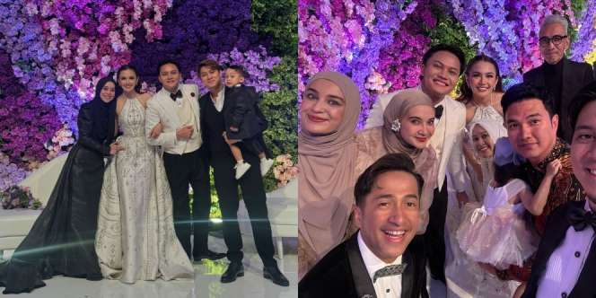 Deretan Foto Tamu Artis di Resepsi Pernikahan Rizky Febian dan Mahalini, Bertabur Bintang!