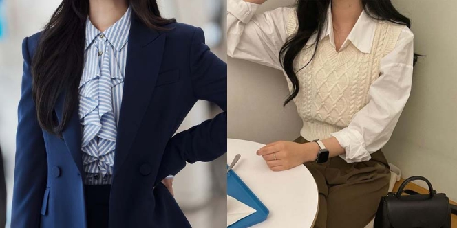 Inspirasi Outfit Ngantor ala Korean Style untuk Penampilan yang Modis dan Kekinian