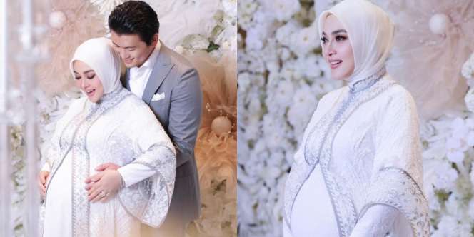 8 Foto Maternity Syahrini dan Reino Barack, Aura Bumil Glowing Terpancar!